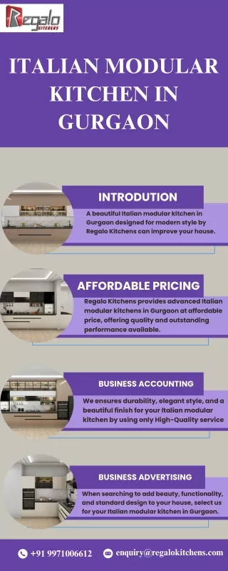Italian Modular Kitchen In Gurgaon