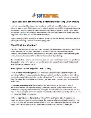 _CCNA Training