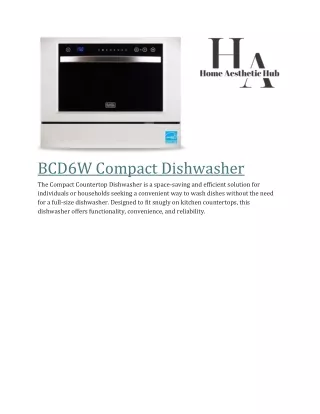 BCD6W Compact Dishwasher (1)