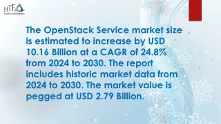 OpenStack Service Market Present Scenario and Growth Analysis till 2030