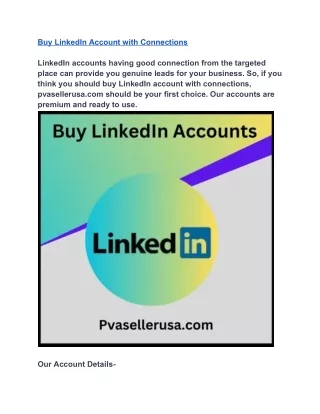 11 Best Places to Buy LinkedIn Accounts
