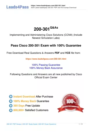 [September Materials] Latest sharing of Cisco 200-301 dumps exam practice questi
