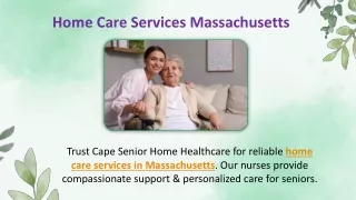 Home Care Services Massachusetts
