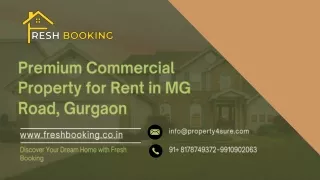 Find Your Perfect Commercial Property for Rent in MG Road, Gurgaon