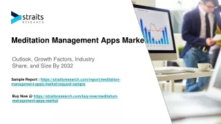 Meditation Management Apps Market Size & Trends Analysis | 2032