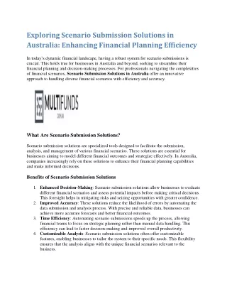 Better Finance Solutions Australia