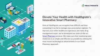 Elevate Your Health with Healthgrate’s Innovative Smart Pharmacy