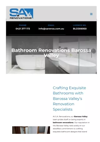 bathroom renovations Norwood