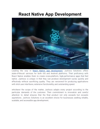 React Native App Development (1)