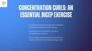 Maximizing Bicep Growth: The Power of Concentration Curls