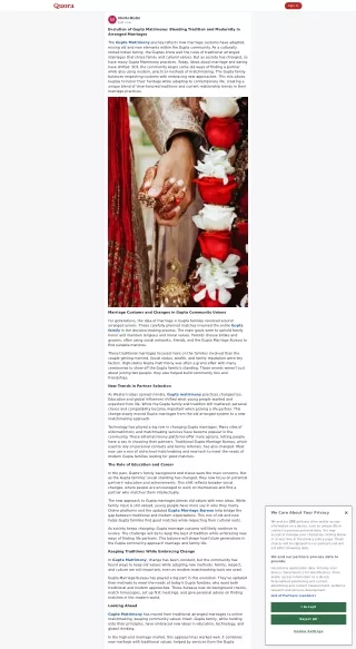 Evolution of Gupta Matrimony: Blending Tradition and Modernity in Arranged Marri