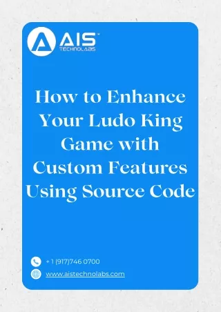 How to Enhance Your Ludo King Game with Custom Features Using Source Code