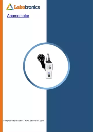 Anemometer