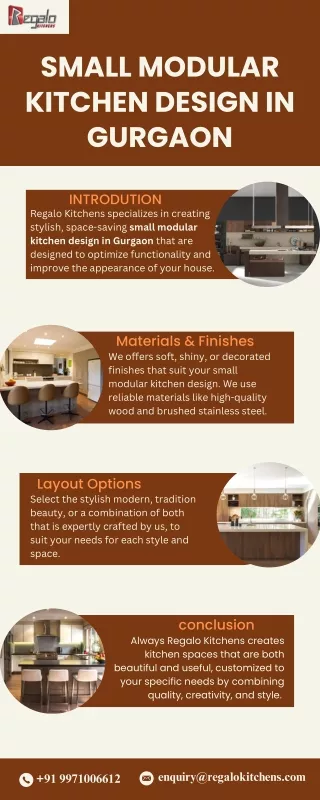 Small Modular Kitchen Design In Gurgaon