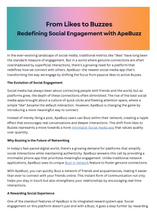 In the ever-evolving landscape of social media, traditional metrics like likes have long been the standard measure of en