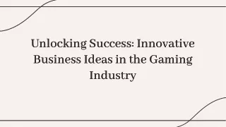 The Gaming Business Ideas You can try and should know