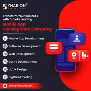 Transform Your Business with Dubai’s Leading Mobile App Development Company