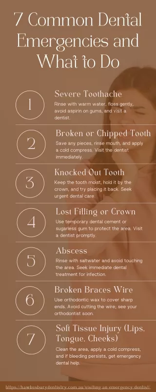 7 Common Dental Emergencies and What to Do