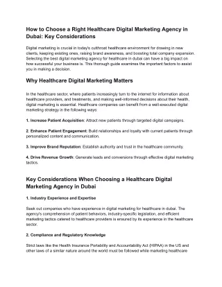 Why Healthcare Digital Marketing Matters