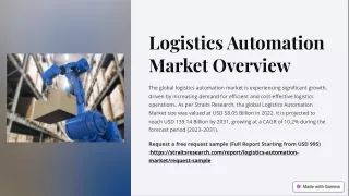 2024 Logistics Automation Market Report