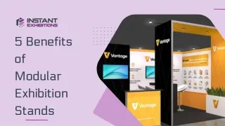 5 benefits of modular exhibition stands | instant exhibitions UK
