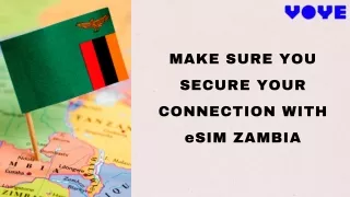 Seamless Travel In Zambia With eSIM Zambia By Voye Global