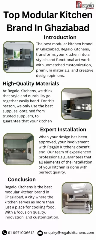 Top Modular Kitchen Brand In Ghaziabad
