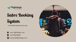 Sabre Booking System | Sabre GDS