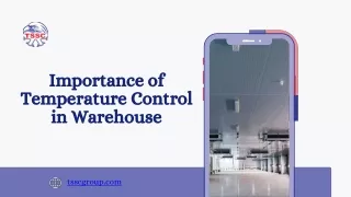 Importance of Temperature Control in Warehouse