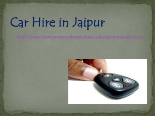 Car Hire in Jaipur