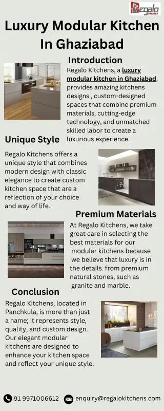 Luxury Modular Kitchen In Ghaziabad