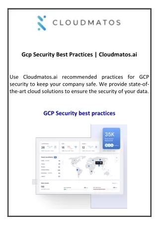 Gcp Security Best Practices Cloudmatos.ai