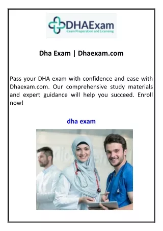 Dha Exam  Dhaexam.com