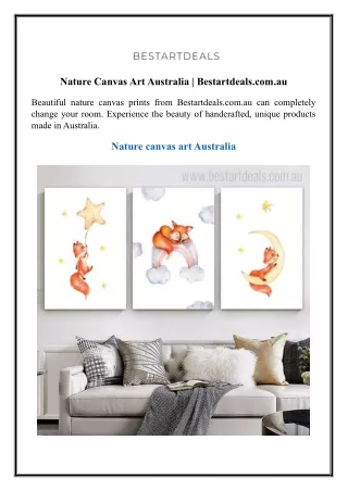 Nature Canvas Art Australia | Bestartdeals.com.au