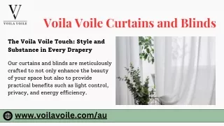 The Voila Voile Touch: Style and Substance in Every Drapery