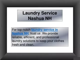 Laundry Service Nashua NH