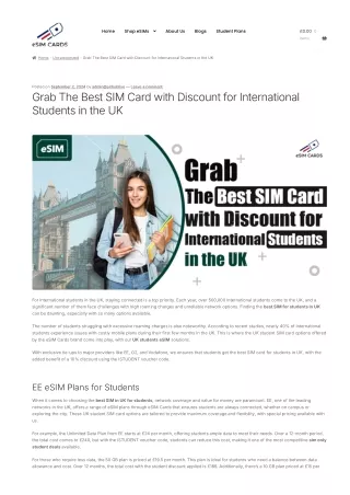 Best Sim For Students in the UK: Best Options for Connectivity and Savings