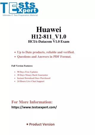 Achieve Success in H12-811_V1.0 HCIA-Datacom V1.0 Exam