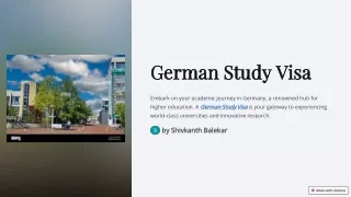 Master the German Study Visa Process with Professional Support