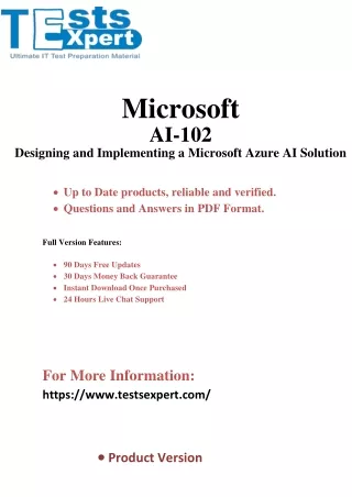 Crush AI-102 Microsoft Azure AI Solution Exam with Expert Resources