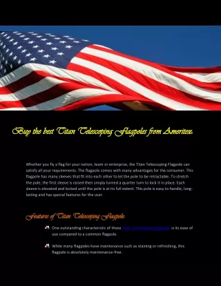 Flagpoles and Flags Made Easy with Ameritex Flags USA