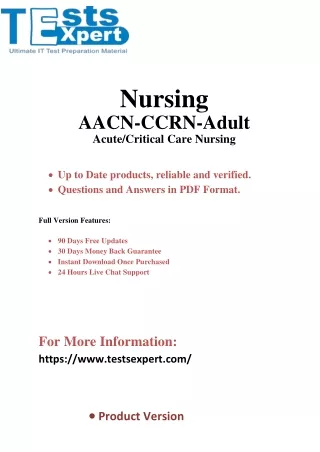 Excel in AACN-CCRN-Adult AcuteCritical Care Nursing Exam