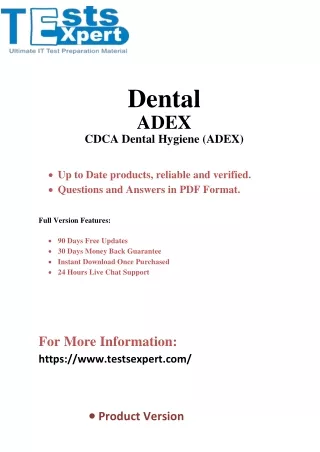 Maximize Success ADEX CDCA Dental Hygiene Exam with Expert Study Resources