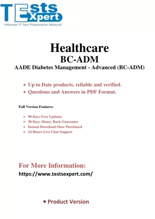 Transform Your Skills with BC-ADM AADE Diabetes Management Exam