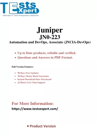 Unlock Success in JN0-223 Automation and DevOps Exam
