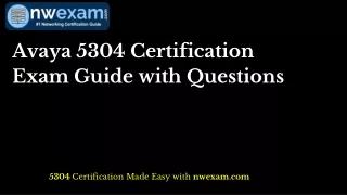Avaya 5304 Certification Exam Guide with Questions
