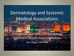 Dermatology and Systemic Medical Associations