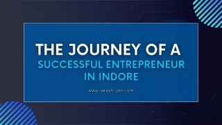 The Journey of a Successful Entrepreneur in Indore