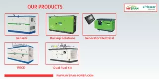 Gensets: Petrol Gensets & Diesel Gensets by Myspan-Power