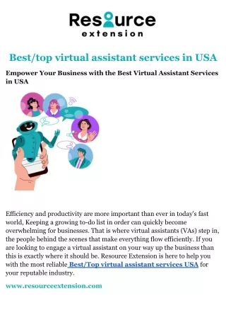 Best-top virtual assistant services in USA